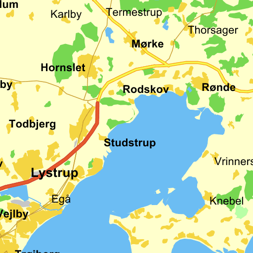 krak kort over århus krak kort over århus